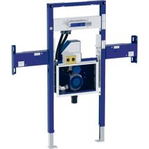 Elément Geberit Duofix Pour Lavabo Geberit One Et Robinetterie Murale Geberit One, Partiellement Haut, Avec Siphon Rotatif Encastré, Avec Clou - 