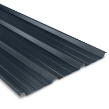 Tôle Bac Acier 0.63 Mm Couverture Métallique 2100x1000 Mm Axel | Gris Anthracite | Ral 7016 - Bricoman