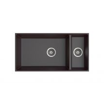 Evier De Cuisine Marron 1,5 Bac Olwin - Bricoman