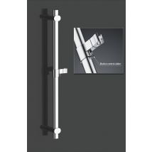 Ensemble Barre De Douche Ovalie 1 Jet Barre Nue - Bricoman