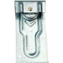 Monture Roc Droit Sur Fer Plat Pour Porte À Déplacement Mantion Flot - 2 Acier - 100 Kg Capacité 200 Kg - Tecnomat