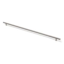 Poignée Pour Meuble | Style Contemporain | Fabriqué En Acier Inoxydable | Fini Nickel Satiné | Distance Entre Axes : 430 Mm | Mesures 500*13*3extra - 
