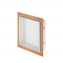 Niche Sans Carrelage Aluminium 30x30 Cm Design-niche Schluter - Mbw- Blanc Satiné Ral 9003 - Bricoman