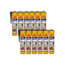 Lot De 12 Mastics Colles Sika Sikaflex Pro 11 Fc Purform - Noir - 300ml - 659664 - Bricoman