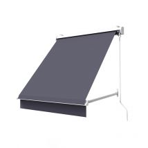 Store À Projection Avec Coffre 100 X 70 Cm De Fenêtre - Gris Anthracite - Bricoman