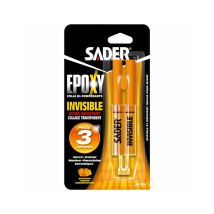 Colle Epoxy Bi-composants Invisible 25ml Sader - Bricoman