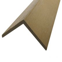 Profil D'Angle Bois Composite Pour Bardage - Coloris - Beige Clair, Epaisseur - 6 Cm, Largeur - 6 Cm, Longueur - 270 Cm - Bricoman
