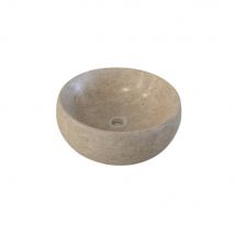 Vasque Ronde Bombée En Pierre De Sinai À Poser - Bricoman