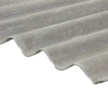 Plaque Fibrociment Sans Amiante Gris, L : - 92cm, L : - 2m - Bricoman