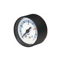 Manomètre Axial - Cadran 0 À 4bar - 1/4" Mâle - Ø 50 - Bricoman