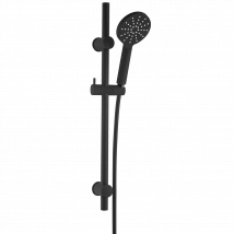 New Oneo Ensemble De Douche Noir Mat 3 Pièces - Bricoman