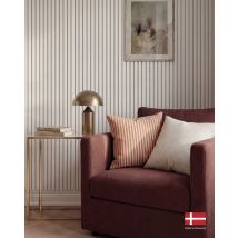Lot De 2 Panneaux Tasseaux Acoustiques Mdf Décor Blanc Mat, Feutrine Blanche, 240x32 Cm Nordic Acoustics - Bricoman
