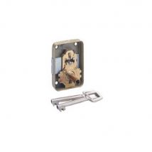Serrure Sureté 3 Gorges Vachette 11555000 Sur Plaque 60x35 Gauche Canon 27 Mm - Bricoman