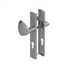 Béquille Double Zamak Sur Plaque Ligne Flex Entraxe 195 Mm Finition Chromé Clé I Palière Main Droite - Bricoman