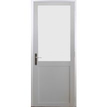 Bloc Porte Athena Blanc H204 X L73 Poussant Droite Cotes Tableau Gd Menuiseries - Bricoman