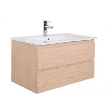 Meuble Simple Vasque 80cm + Vasque Sorrento - Bricoman