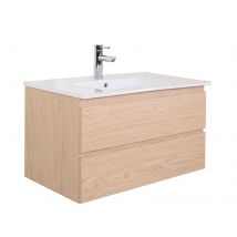 Meuble Simple Vasque 80cm + Vasque Sorrento - Bricoman