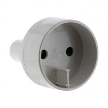 Adaptateur Voyage Ue/usa - Blanc - Zenitech - Bricoman