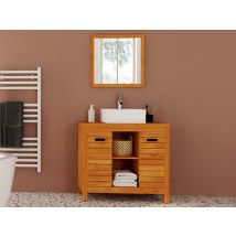 Meuble Sous Vasque En Bois D'Acacia - 90 Cm - Pulukan - Bricoman