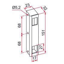 Gâche Sans Têtière Pour Portail Serrure Ge Tirard Ge192302 - Bricoman