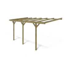 Carport, Abri De Voiture 3x5.24 M - 15 M2 - Adossé - Car6 - Altanka - Bricoman