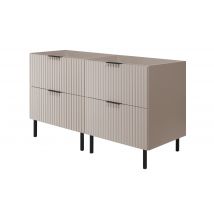 Meuble Sous Double Vasque Sur Pieds Flow Cachemire 120 Cm - Bricoman