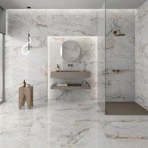 Carrelage Effet Marbre Brillant Poli L.120 X L.60 Cm Luanda - Bricoman