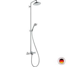 Colonne Bain Douche Thermostatique Hansgrohe Croma 220 Chromé - Bricoman