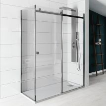 Porte De Douche Coulissante Kinedo Kinestyle Avec Retour D'Angle Fixe 120x70 - Bricoman