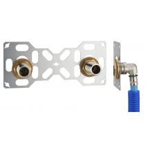 Platine Sortie De Cloison Double Per À Sertir Ø16 Pour Douche / Baignoire Fixsystem - Bricoman