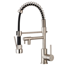 Logus Mitigeur Évier À Douchette Mobile Façon Inox - Bricoman