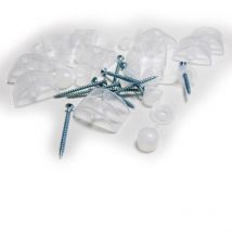 Kit De Fixation Petite Onde (x10) - Coloris - Standard, Longueur - 4 Cm - Bricoman