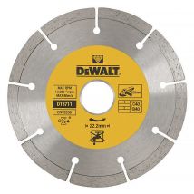 Disque Fritté Segmenté Ø125x22,2mm Dewalt Dt3711-qz Pour Matériaux De Construction/béton - Bricoman