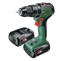 Perceuse À Percussion 18 V Bosch Universalimpact 18v-60, 60 Nm + 2 Batteries 2ah - Bricoman