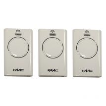 3 Télécommandes Faac Xt2 433 Pour Portail Et Garage - Bricoman