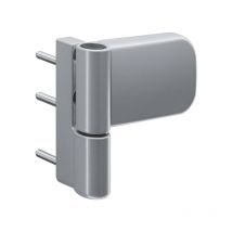 Paumelle Pvc 89 Nn-sr - Recouvrement (mm) : 19-21.5 - Finition : Gris Ral9007 - Roto - Bricoman