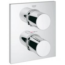 Grohe Grohtherm F - Set De Finition Thermostatique Avec Inverseur 2 Sorties Au Dessus (27618000) - Bricoman
