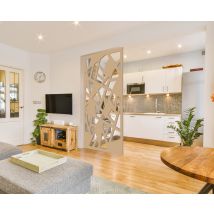 Cloison De Séparation Bois Fumio Mdf Claustra L.100xh.250xe.1.9cm - Bricoman