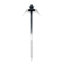 50 Kits De Fixation Sommet D'Onde Pour Tôle Axel Plus Gris Anthracite Ral 7016 6.3 X 150 Mm Support Bois - Tecnomat