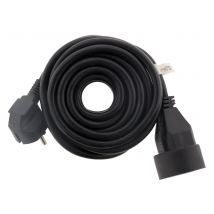 Prolongateur 16a Ho5vv-f 3g1,5mm² - Noir 5m - Zenitech - Bricoman