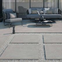 Dalle Extérieur Sur Plots Link 2.0 Perle R11 60x60 Cm - Réflex Boutique - Bricoman