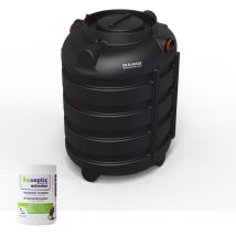 Fosse Septique Ronde 1500 Litres Renforts Circulaires Ds Eau Pour 4 Personnes Avec Produit Activateur. - Bricoman