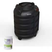 Fosse Septique Ronde 1500 Litres Renforts Circulaires Ds Eau Pour 4 Personnes Avec Produit Activateur. - Bricoman