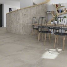 Carrelage Laverton Gris 59,3x59,3cm Imitation Terre Cuite - Bricoman