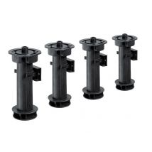 Lot De 4 Pieds Plastique À Visser, H.150 Mm - Bricoman