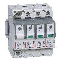 Parafoudre - 3 Phases + Neutre - T2 - 40ka - Ng - Legrand 412245 - Bricoman