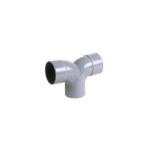 Coude M/f Double Parallèle 87°30 - Diamètre : 100 Mm - Gris- Réf : 3025723 - Wavin - Tecnomat