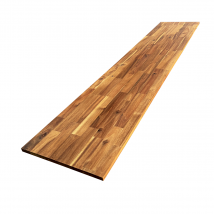 Tablette Acacia Pré-huilé Teck Abouté, L.200 Cm X L.40 Cm, Ep.18 Mm - Bricoman
