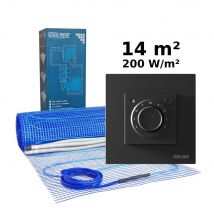 Kit Chauffage Au Sol 14 M², 200 W/m² + Mst-9n Thermostat - Bricoman