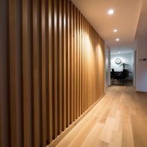 Cloison Claustra Chêne Clair Ajouré 15 Lames - H 150 X L 160 X P 7 Cm - Par Ad Lyon Groupe - Bricoman